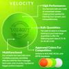 Velocity Practice Lacrosse Balls - 1, 2, 3, 6, 12, 18, 24, 36, 60 and 120 Packs - Official Size and Weight - Lime Green view 3