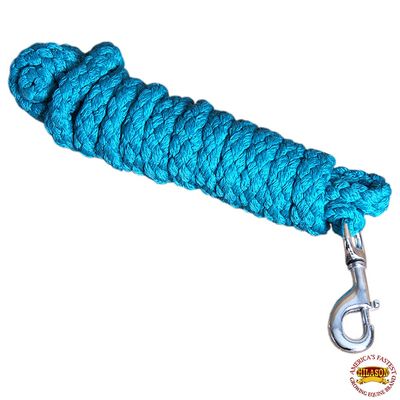 Blue HILASON Horse Riding Poly Roping Lead Rope Burgundy 1/4" X8 Ft Snaps | Ropes for Horses| Horses
