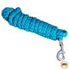 Blue HILASON Horse Riding Poly Roping Lead Rope Burgundy 1/4" X8 Ft Snaps | Ropes for Horses| Horses view 1