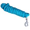 Blue HILASON Horse Riding Poly Roping Lead Rope Burgundy 1/4" X8 Ft Snaps | Ropes for Horses| Horses view 2