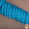 Blue HILASON Horse Riding Poly Roping Lead Rope Burgundy 1/4" X8 Ft Snaps | Ropes for Horses| Horses view 4