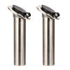 Amarine-made 30 Degree Stainless Steel Heavy Duty Flush Mount Sunshine Resistant Rod Holder Black PVC Cap Liner (2pcs) view 1