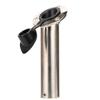 Amarine-made 30 Degree Stainless Steel Heavy Duty Flush Mount Sunshine Resistant Rod Holder Black PVC Cap Liner (2pcs) view 3