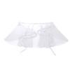 Agoky Women's Adult Girls Chiffon Ballet Wrap Skirt Skate Georgette Skirts Tie Waist Dance Wear White One Size view 4