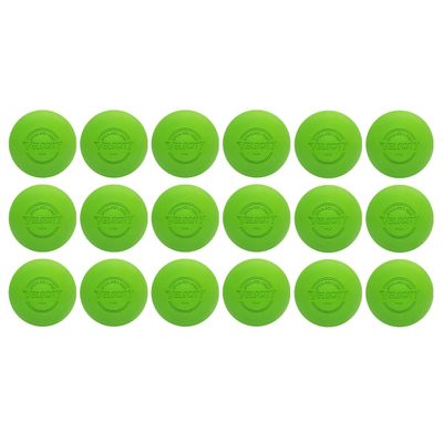 Velocity Practice Lacrosse Balls - 1, 2, 3, 6, 12, 18, 24, 36, 60 and 120 Packs - Official Size and Weight - Lime Green