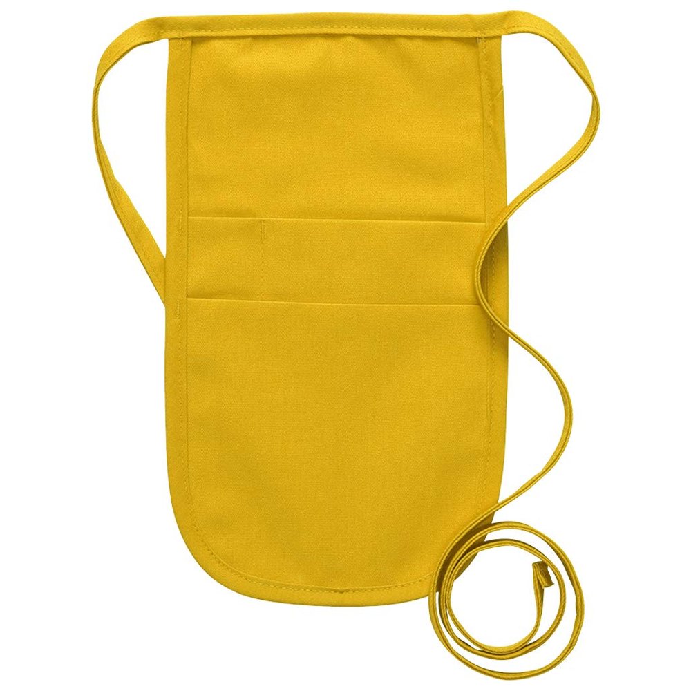 DayStar Apparel 152 Money Pouch w/Attached Ties, Yellow