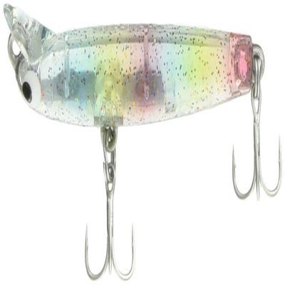 TackleHouse Shores SRM43 Minnow Fishing Lure, Rising Minnow, 1.7 Inches (43 mm), 0.1 Oz (2.4 g), Rainbow Sparkle #47