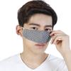 WEONEDREAM Nose Warmer Cotton Plaid Nose Cover Winter Nose Warmers for Men Women Dust Mask Anti Pollen Air Conditioning Cold Nose Dry Sleep Wool Nose Mask (Black) view 1