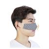 WEONEDREAM Nose Warmer Cotton Plaid Nose Cover Winter Nose Warmers for Men Women Dust Mask Anti Pollen Air Conditioning Cold Nose Dry Sleep Wool Nose Mask (Black) view 4