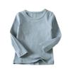 JWWN Toddler Boys Girls Thermal Underwear Long Sleeve T-shirt Leggings 2Pcs Kids Winter Base Layer Set, (Blue,7Years) view 2