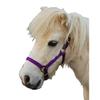 Triple E Nylon Mini Halter w/Leather Crown LG PUR view 1
