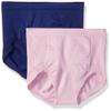 Bali womens Comfort Revolution Firm Control Df0048 Shapewear Briefs, Hush Pink/in the Navy, Medium US view 1