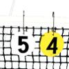 Tourna Portable Tennis Score Keeper, Fits Over Net view 1