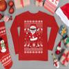 Tstars Santa Floss Funny Sweatshirt Ugly Christmas Kids Toddler Long Sleeve T-Shirt 3T Red view 4
