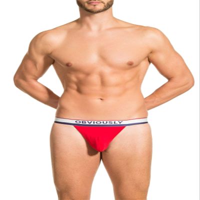 Obviously PrimeMan - Bikini Brief - Red - Small