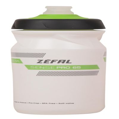 Zefal Sense Pro 65 Drink Bottle, Green, Black, 22.0 fl oz (650 ml), 1453 White (green/black)