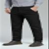 Plaid&Plain Men's Skinny Stretchy Khaki Pants Colored Pants Slim Fit Slacks Tapered Trousers 819 Black 27X30 view 4