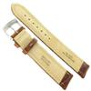 20mm Morellato Genuine Italian Leather Alligator Grain Matte Tan Watch Band 3252 view 3