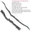 64 Inch Takedown Recurve Bow Hunting Bow 30-50lbs Long Bow Right Handed ILF Bow Riser with Carbon Arrows for Adult Shooting Target Practice (Black Bow Only, 40lbs) view 2