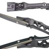64 Inch Takedown Recurve Bow Hunting Bow 30-50lbs Long Bow Right Handed ILF Bow Riser with Carbon Arrows for Adult Shooting Target Practice (Black Bow Only, 40lbs) view 3