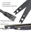 64 Inch Takedown Recurve Bow Hunting Bow 30-50lbs Long Bow Right Handed ILF Bow Riser with Carbon Arrows for Adult Shooting Target Practice (Black Bow Only, 40lbs) view 4