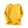 JWWN Toddler Boys Girls Thermal Underwear Long Sleeve T-shirt Leggings 2Pcs Kids Winter Base Layer Set, (Yellow,3Years) view 2