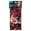 Danbando Headband Head Wrap Bandanna Sugar Skull Roses Rhinestones 4 Way Stretch Sweatband view 1