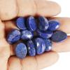 GEMHUB Lapis Lazuli Gemstones Lot Natural Gold Flaked Oval Cabochon Loose Stones for Jewelry Making view 3