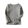 JWWN Toddler Boys Girls Thermal Underwear Long Sleeve T-shirt Leggings 2Pcs Kids Winter Base Layer Set, (Gray,3Years) view 2