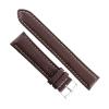 18mm Morellato Forest Padded Genuine Leather Brown White Stitch Watch Band 2987 view 2