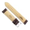18mm Morellato Forest Padded Genuine Leather Brown White Stitch Watch Band 2987 view 3