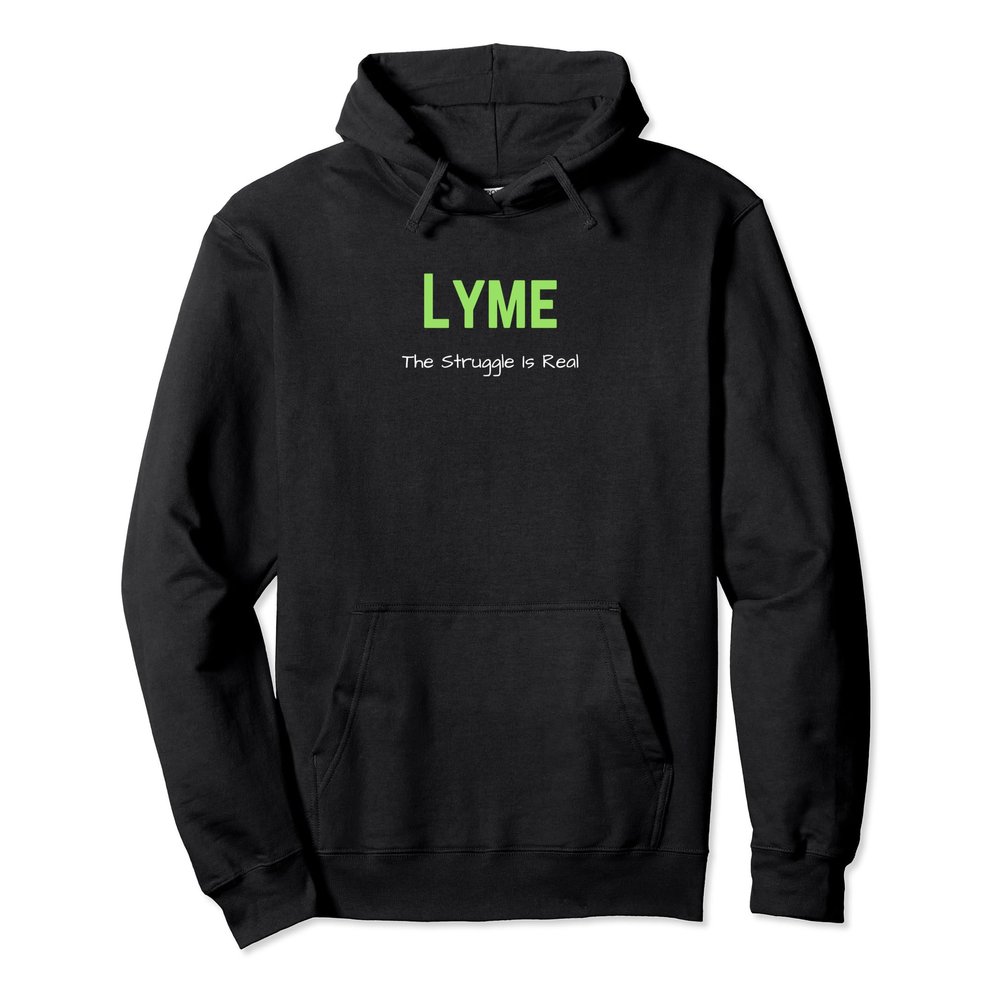 Lyme Disease, Lyme Sucks, Lyme Is Real, Fighter Hoodie