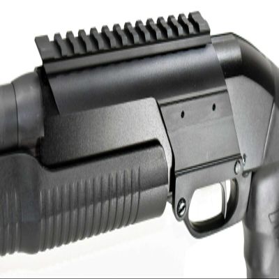 TRINITY Picatinny Rail Scope Base Compatible with Stevens 320  Aluminum Weaver Style Saddle Mount with 13 Slot Rail  Black Anodized