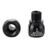 B Baosity 1 Pair Bike Pedal Extender Adapters Set for 9/16 inch Crank M14x1.25 Thread 20mm, Black view 3