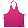 DayStar Apparel 300 V-Neck Tuxedo Apron w/Center Divided Pocket, Hot Pink view 1