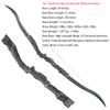 64 Inch Takedown Recurve Bow Hunting Bow 30-50lbs Long Bow Right Handed ILF Bow Riser with Carbon Arrows for Adult Shooting Target Practice (Black Bow Only, 30lbs) view 2