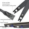 64 Inch Takedown Recurve Bow Hunting Bow 30-50lbs Long Bow Right Handed ILF Bow Riser with Carbon Arrows for Adult Shooting Target Practice (Black Bow Only, 30lbs) view 4