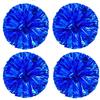 Hlonon 4 Pack Cheerleader Pom Poms Sports Dance Cheer Plastic Pom Poms Cheerleading for Sports Team Spirit Cheering(Blue,50g) view 1