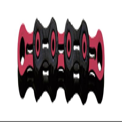KMC Unisex's DLC 11 Chain, Black/Pink, 1/2 x 11/128