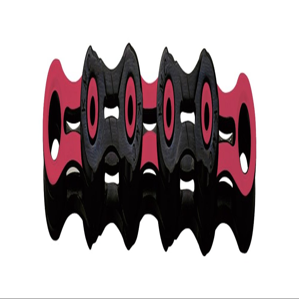 KMC Unisex's DLC 11 Chain, Black/Pink, 1/2 x 11/128