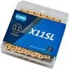 KMC X11SL 11 Speed Chain, Ti-Ni Gold, 118 Link view 1
