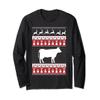 Cow Ugly Christmas Sweater Xmas Long Sleeve T-Shirts view 1