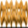 KMC Unisex's X11el Chain, Ti-N Gold, 118 Link view 1