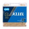 KMC Unisex's X11el Chain, Ti-N Gold, 118 Link view 2