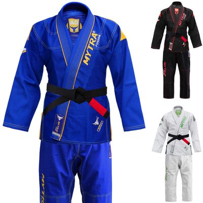 Mytra Fusion jiu Jitsu Uniform and Martial Art Costume jiu Jitsu Gi Suit (Blue, A1)