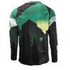 Cycling Jersey Men Long Sleeve MTB T Shirt Mountain Bike Motorcycle Bicycle Clothes Wolf Green Size L view 2