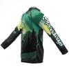 Cycling Jersey Men Long Sleeve MTB T Shirt Mountain Bike Motorcycle Bicycle Clothes Wolf Green Size L view 4