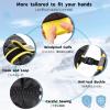 Azarxis Kids Winter Warm Gloves, Cold Weather Windproof Thermal Glove for Boys & Girls (Yellow, S) view 4