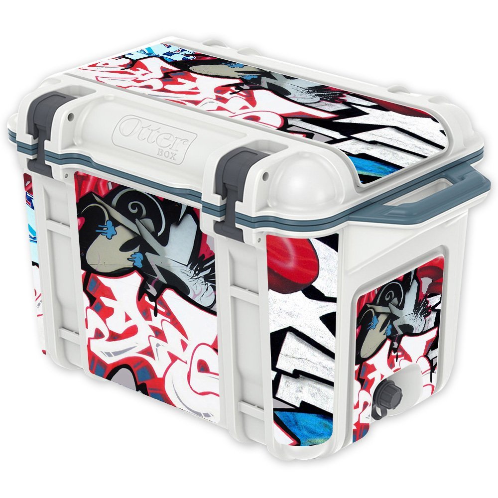 MightySkins (Cooler Not Included) Skin Compatible with OtterBox Venture 45 qt Cooler - Graffiti Mash Up | Protective, Durable, and Unique Vinyl Decal wrap Cover | Easy to Apply | Made in The USA