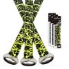 ALIEN PROS Bat Grip Tape 0.5MM for Baseball (3 Grips)  Precut and Pro Feel Bat Tape  Replacement for Old Baseball Bat Grip  Wrap Your Bat for an Epic Home Run (3 Grips, Lizard) view 1